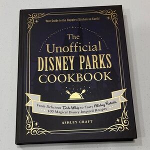 NEW The Unofficial Disney Parks Cookbook by Ashley Craft - Black